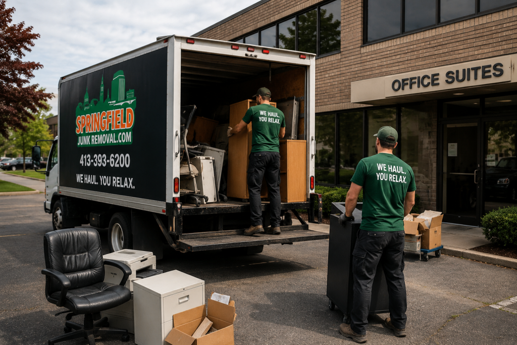 Commercial junk removal service in Springfield MA